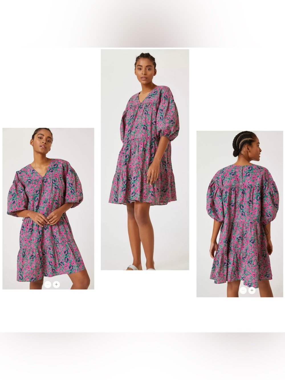 Sundry Ditzy Floral Mini Dress